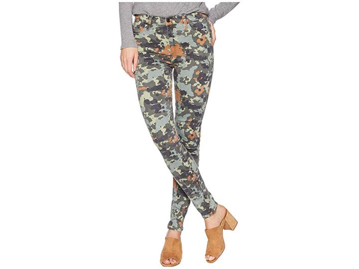 Hudson Barbara High-rise Skinny Jeans In German Camo (german Camo) Women's Jeans