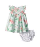 Janie And Jack Tropical Print Dress (infant) (multicolor) Girl's Dress