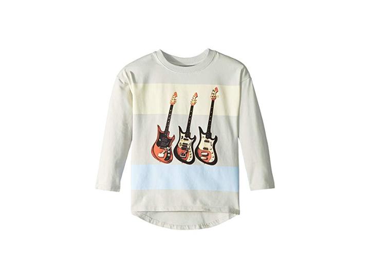 Rock Your Baby Guitar Licks T-shirt (toddler/little Kids/big Kids) (light Grey) Boy's T Shirt