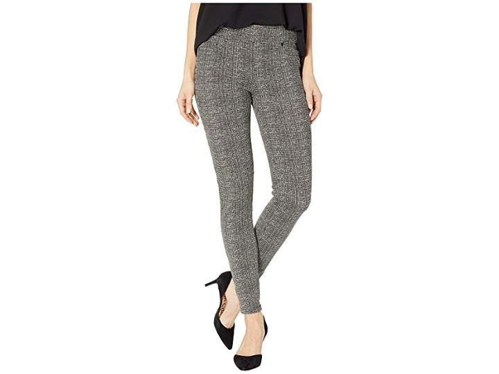 Liverpool Sienna Pull-on Leggings In Tweed Soft Ponte Knit In White Whisper (white Whisper) Women's Jeans