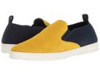 Parc City Boot Pier (yellow Punched Suede/navy) Men's Shoes
