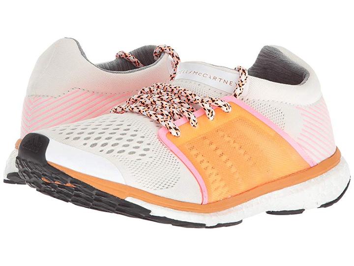 Adidas By Stella Mccartney Adizero Adios (core White/glow Orange S14/hyper Pop F12) Women's Running Shoes