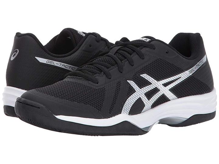 Asics Gel-tactic 2 (black/silver/white) Women's Volleyball Shoes