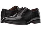 Johnston & Murphy Bradford Dress Wingtip Oxford (black Calfskin) Men's Lace Up Wing Tip Shoes
