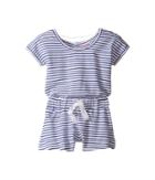 Seafolly Kids Cute D'azure Playsuit (toddler/little Kids) (indigo/white) Girl's Swimsuits One Piece