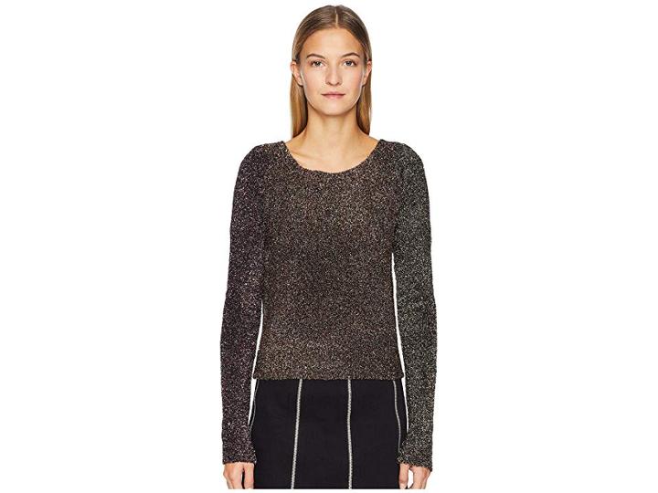 Mcq Sparkle Crew Neck (metallic Mix) Women's Dress