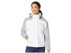 Columbia Gotcha Groovintm Jacket (white Emboss/columbia Grey Emboss) Women's Coat