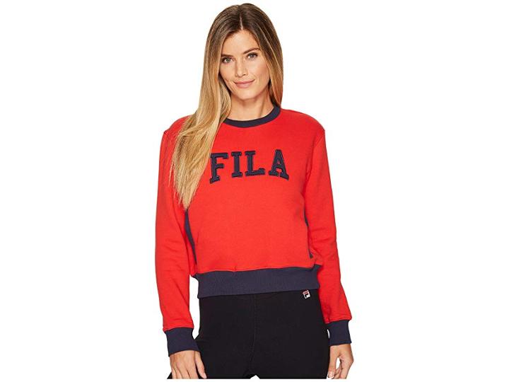 Fila Sheena Sweatshirt (red/navy) Women's Sweatshirt