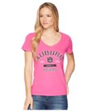 Champion College Auburn Tigers University V-neck Tee (wow Pink) Women's T Shirt