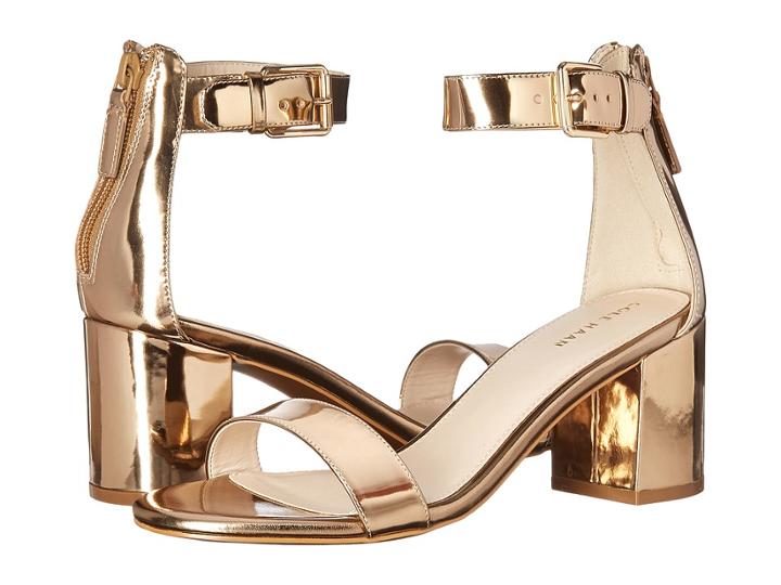 Cole Haan Clarette Sandal Ii (gold Specchio) Women's Shoes