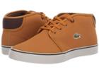 Lacoste Kids Ampthill 318 (little Kid/big Kid) (dark Tan/dark Brown) Kid's Shoes
