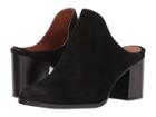 Frye Naomi Mule (black Oiled Suede) Women's Clog/mule Shoes