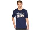 Adidas Originals Kaval Graphic Tee (collegiate Navy/haze Coral) Men's T Shirt