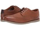 Clarks Raharto Wing (dark Tan Leather) Men's Lace Up Wing Tip Shoes