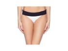 Heidi Klein Anacapri Fold-over Bottom (white/navy) Women's Swimwear