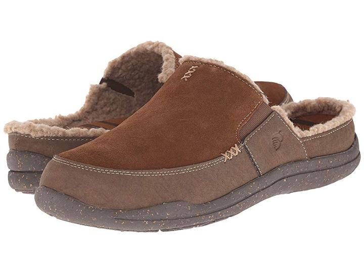 Acorn Wearabouttm Slide W Firmcoretm (chocolate Suede) Men's Slippers