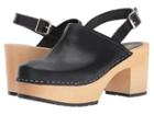 Swedish Hasbeens Jill Platform (black) High Heels