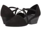 Eileen Fisher Poet (black Nubuck) Women's 1-2 Inch Heel Shoes
