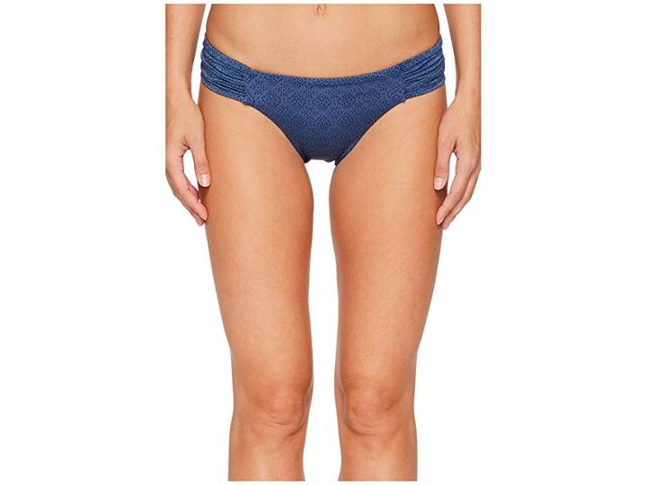 Lucky Brand All The Frills Side Sash Hipster (denim) Women's Swimwear