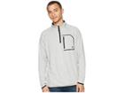 Quiksilver Waterman Technical Quarter-zip Sweatshirt (light Grey Heather) Men's Fleece