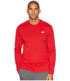 New Balance Accelerate Long Sleeve (team Red) Men's Long Sleeve Pullover