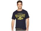 Champion College Michigan Wolverines Ringspun Tee (navy) Men's T Shirt