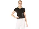 Juicy Couture The First Time I Bought Juicy Tee (pitch Black) Women's Clothing