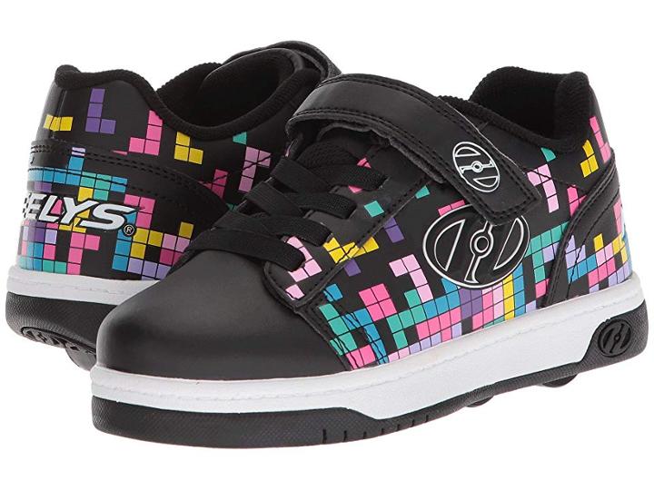 Heelys Dual Up X2 (little Kid/big Kid/adult) (black/block Print) Girls Shoes