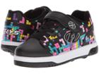 Heelys Dual Up X2 (little Kid/big Kid/adult) (black/block Print) Girls Shoes