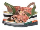L'artiste By Spring Step Akosa (green Multi) Women's Shoes