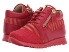 Giuseppe Zanotti Kids Stud Sneaker (toddler) (red) Kids Shoes