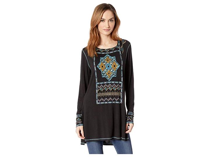 Double D Ranchwear World Nomad Tunic (black 1) Women's Clothing