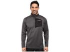 Columbia Jackson Creek Half Zip (black Heather) Men's Long Sleeve Button Up