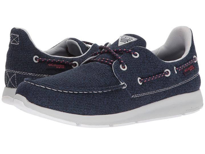 Columbia Delray Pfg (carbon/sunset Red) Men's Shoes