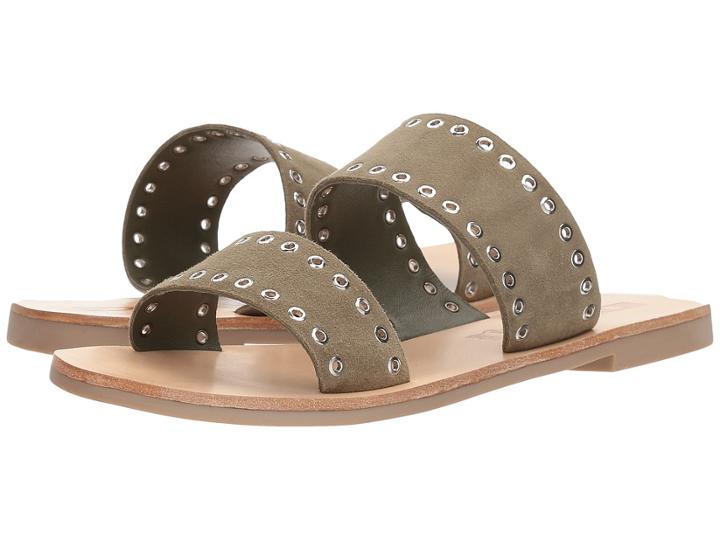Sol Sana Botany Slide (moss Suede) Women's Sandals