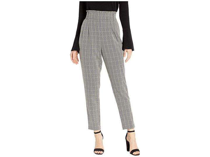 Romeo & Juliet Couture High-waist Check Pants (black/white) Women's Casual Pants
