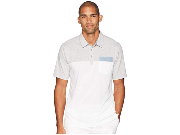 Travismathew Four B's Polo (white) Men's Short Sleeve Knit