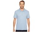 Calvin Klein Liquid Cotton Solid Short Sleeve Polo (pacific) Men's Short Sleeve Knit