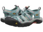 Keen Newport H2 (mineral Blue/fusion Coral) Women's Shoes