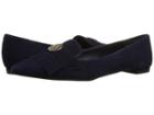 Tommy Hilfiger Terzo (navy Suede Leather) Women's Shoes