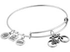 Alex And Ani Charity By Design Bike Charm Bangle (rafaelian Silver Finish) Bracelet