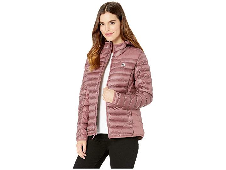 Burton Evergreen Synthetic Hooded Insulator (rose Brown) Women's Sweatshirt