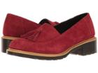 Dr. Martens Favilla Ii (dark Red Soft Buck) Women's Boots