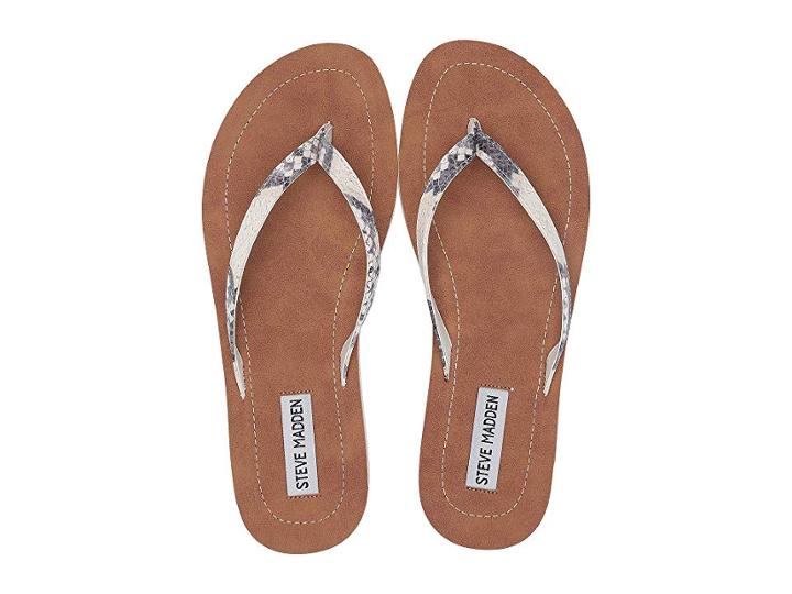 Steve Madden Surf (natural Snake) Women's Sandals