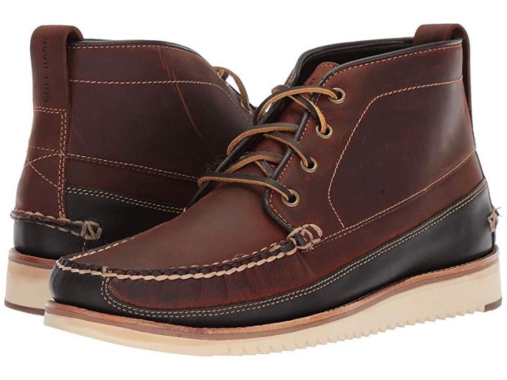 Cole Haan Pinch Rugged Chukka (tortoise Shell/after Dark) Men's Shoes