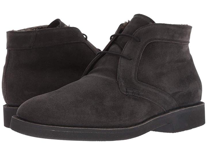 Canali Lace-up Ankle Boot (green) Men's Boots