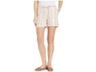 Per Se 5 Linen Tab Roll Shorts (multi Stripe) Women's Shorts