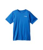 Columbia Kids Pfg Americana Scales Short Sleeve Shirt (little Kids/big Kids) (vivid Blue Flag Graphic) Boy's T Shirt