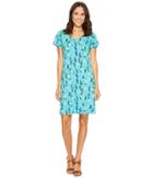 Fresh Produce Floral Vines Sydney Dress (luna Turquoise) Women's Dress
