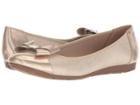 Anne Klein Alphia (light Natural/light Gold Multi Synthetic) Women's Flat Shoes
